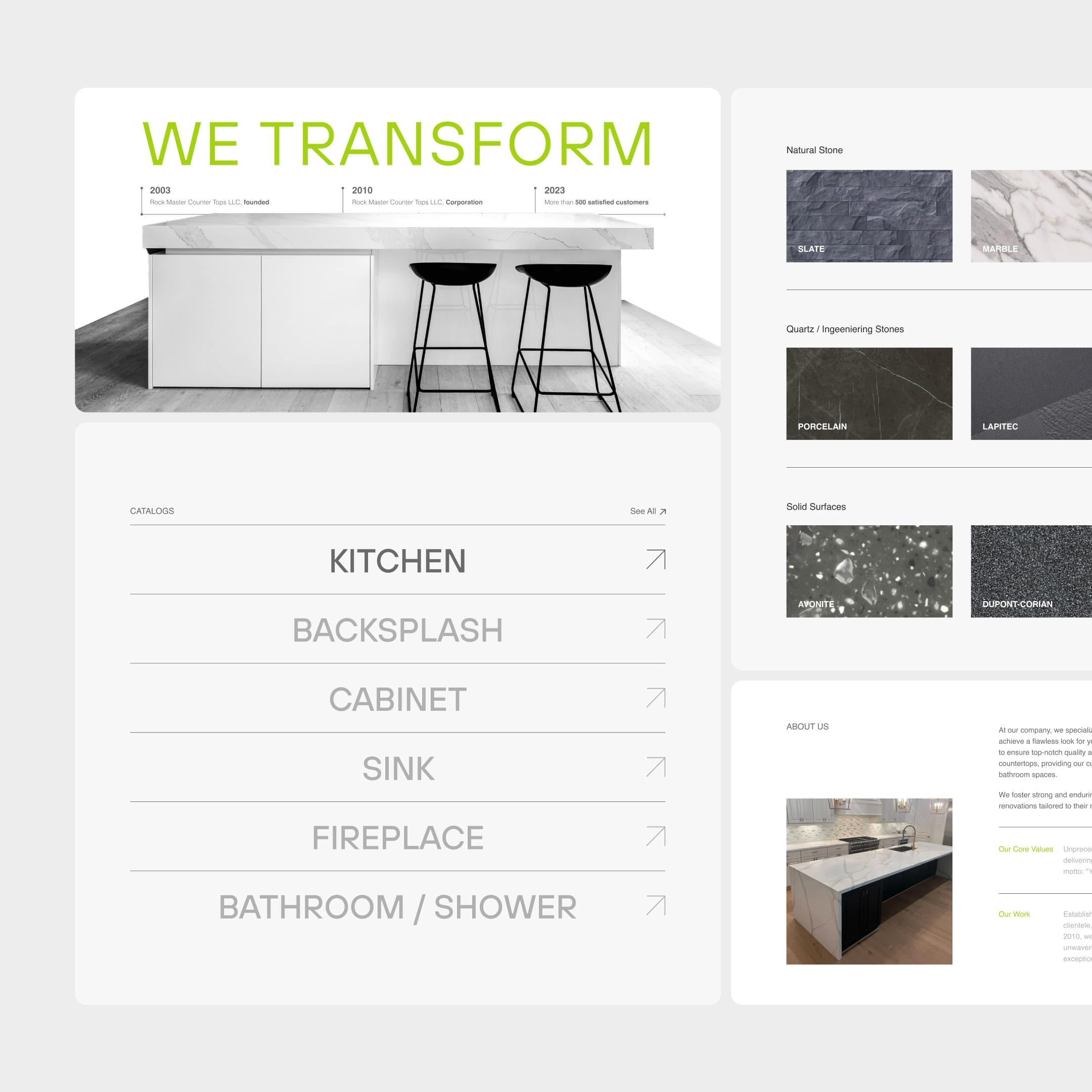 Rock Master Countertops — 2