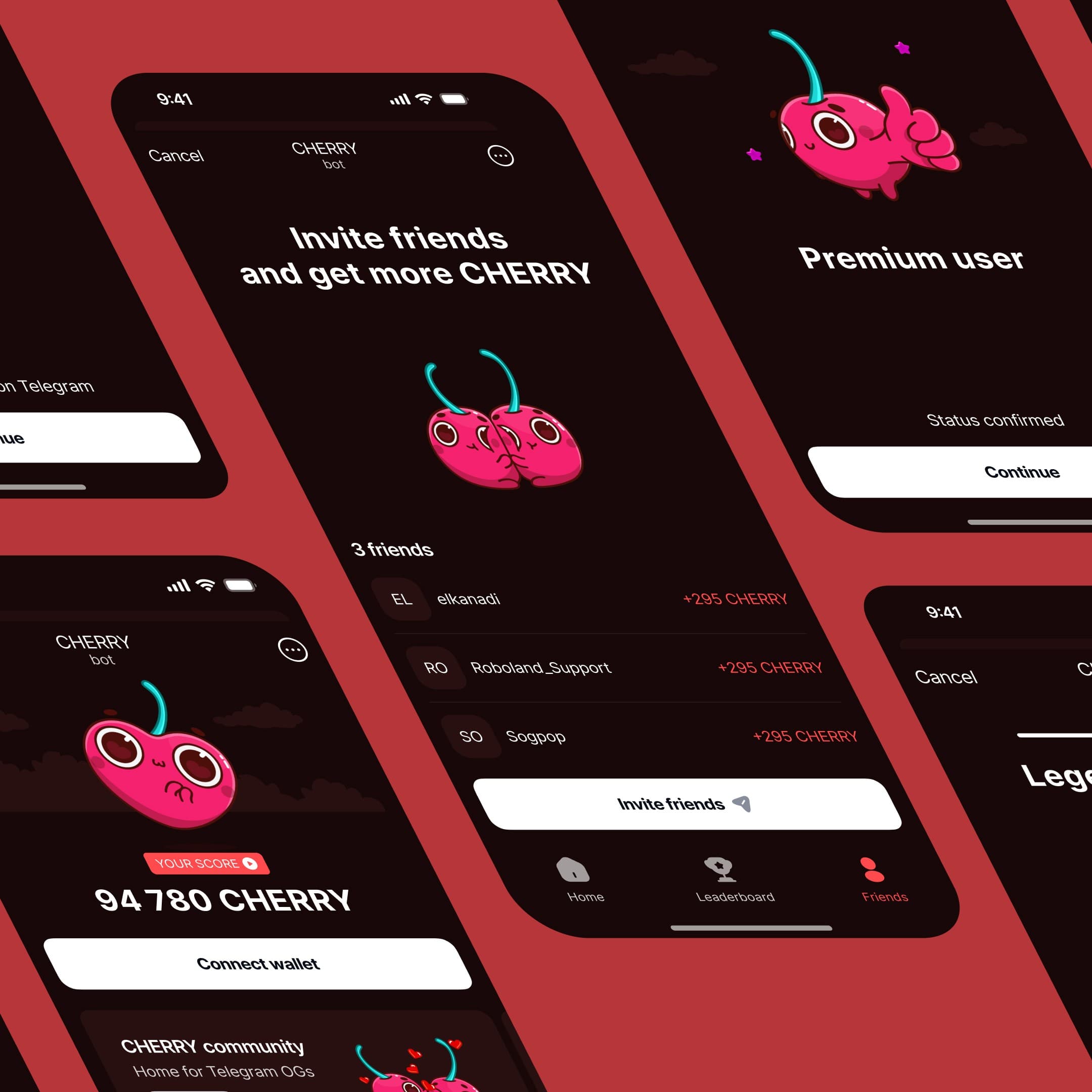 CHERRY Rewards — Wachstumsplattform für Telegram — 4