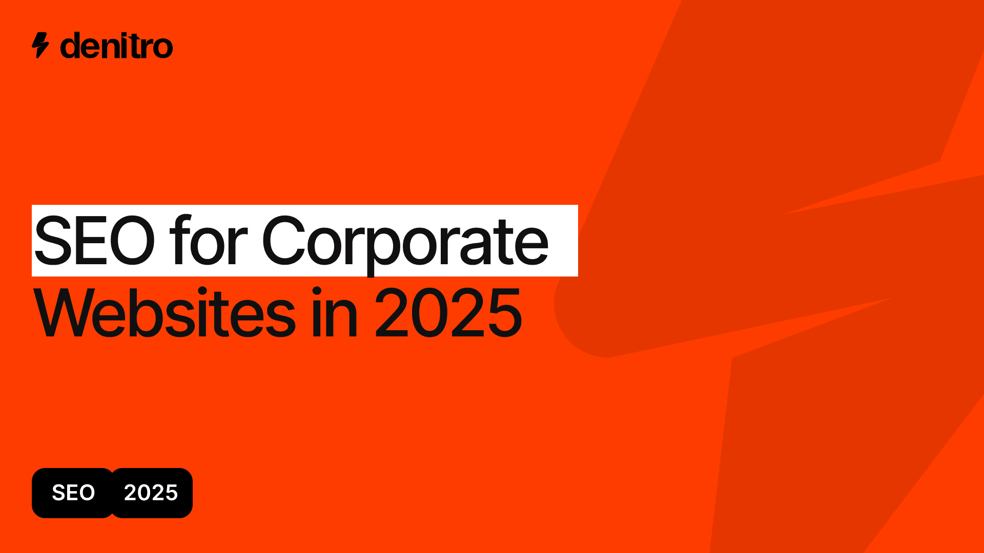 B2B Corporate Website SEO Guide | Denitro