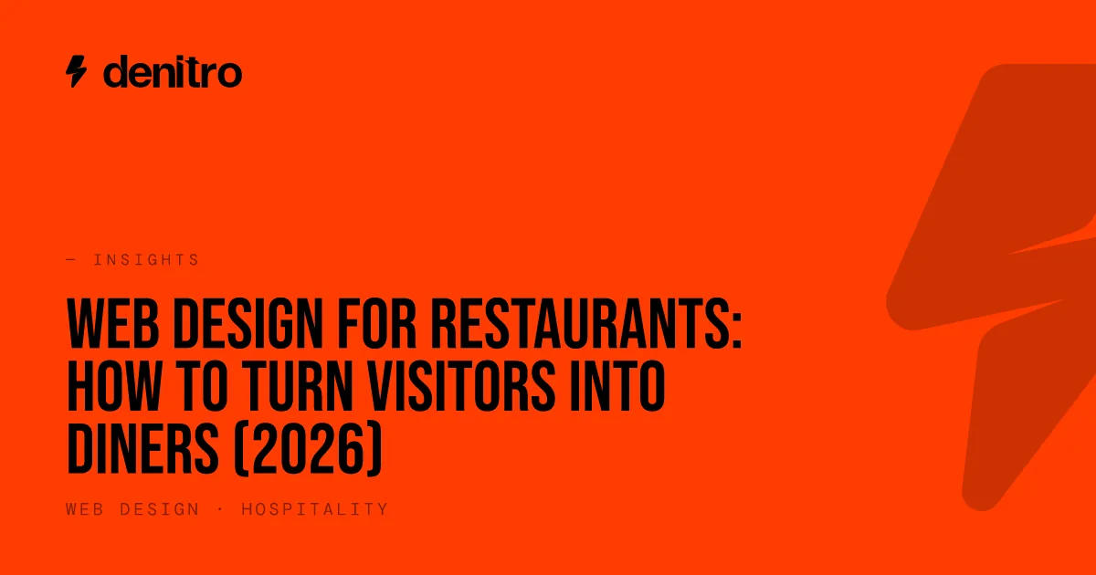 Web Design for Restaurants: How to Turn Visitors into Diners (2026)